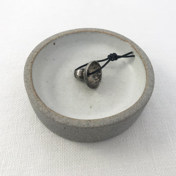 Silver  Half Round Bead Cap (INS_046)