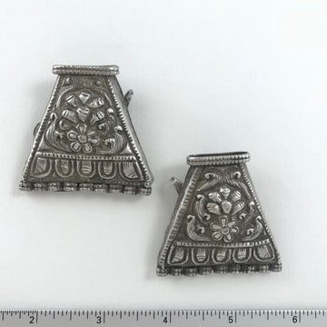 Silver Pair Trapezoid Bead Spacer (INS_060)