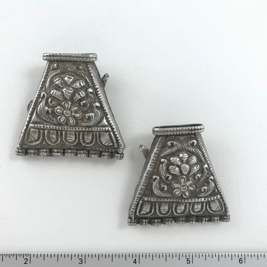 Silver Pair Trapezoid Bead Spacer (INS_060)