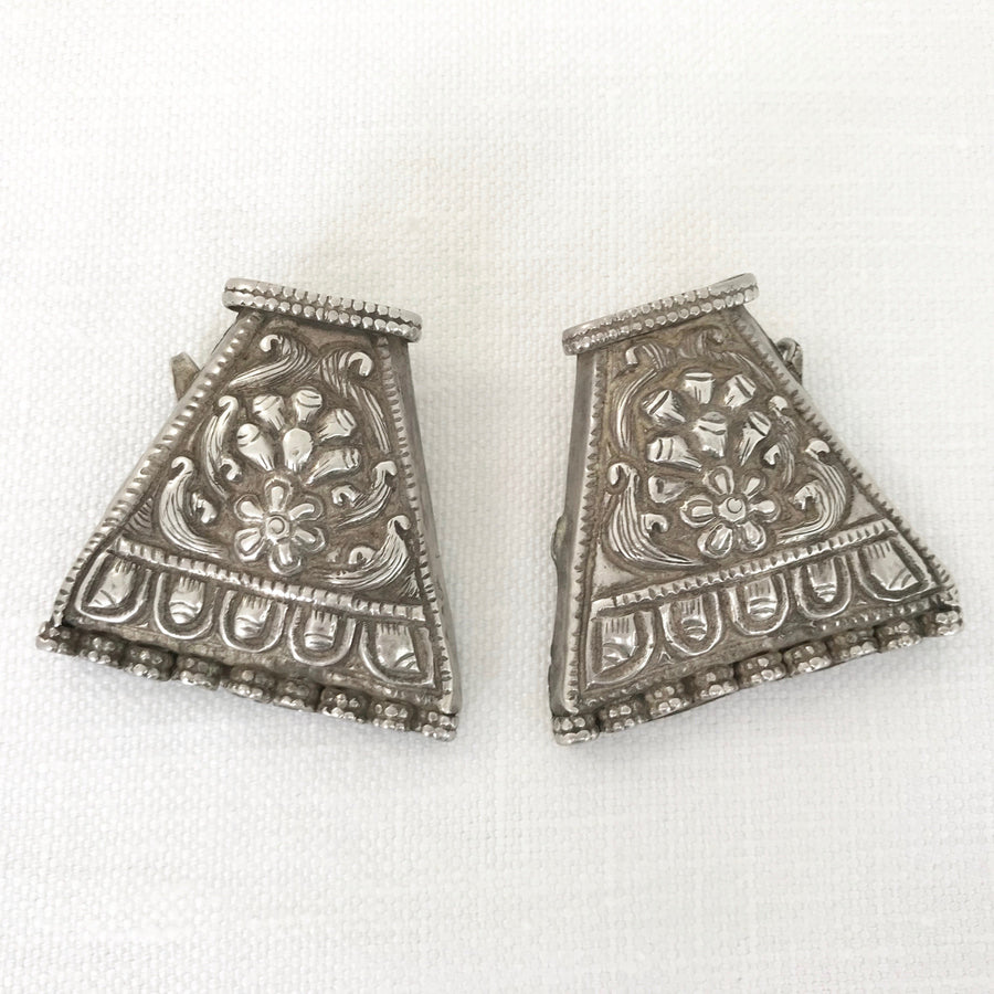 Silver Pair Trapezoid Bead Spacer (INS_060)