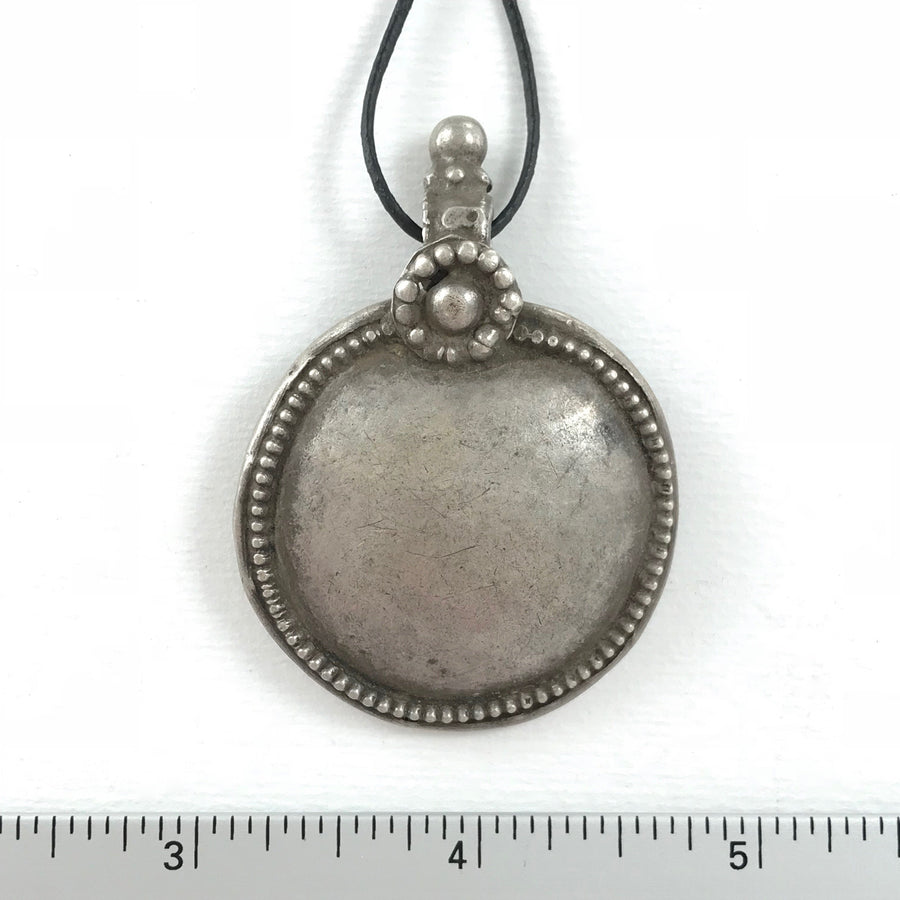 Silver  Disc Pendant (INS_098)