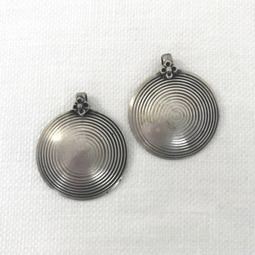 Silver  Disc Pendant (INS_100)