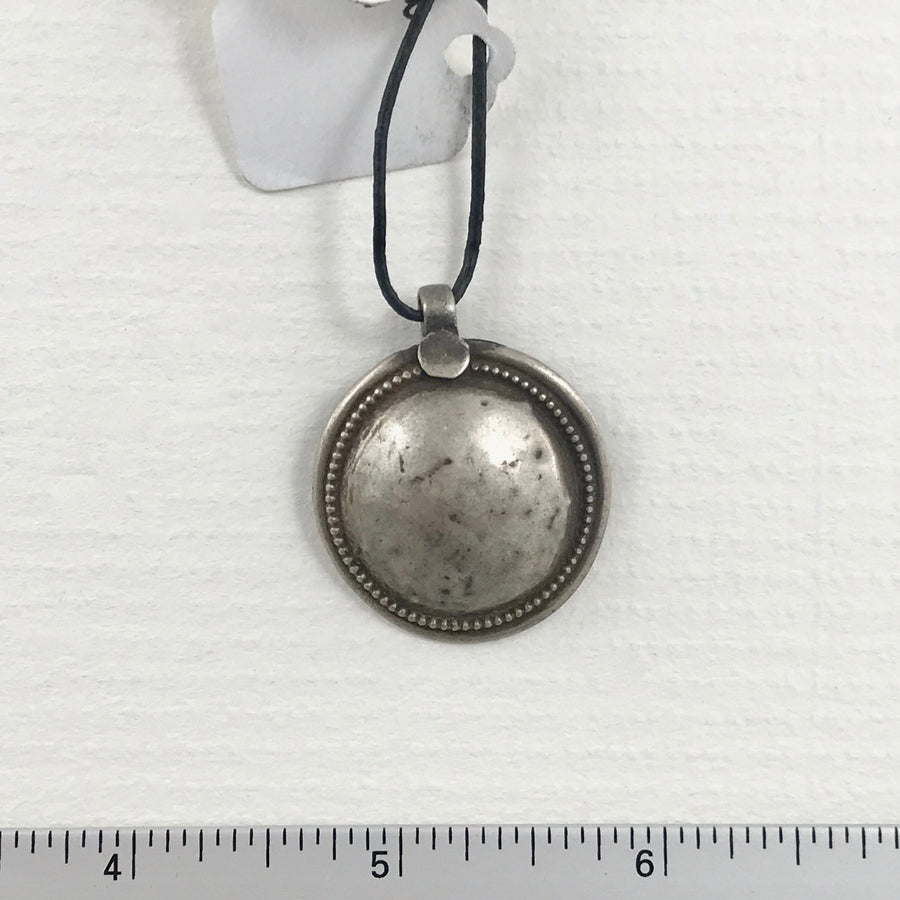 Silver  Disc Pendant (INS_103)