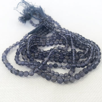 Iolite Round Bead Strand (IOL_001)