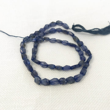 Iolite Faceted Nugget Bead Strand (IOL_012)