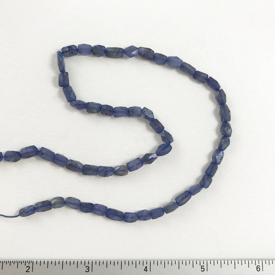 Iolite Faceted Nugget Bead Strand (IOL_012)