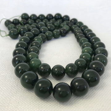 Jade Round Bead Strand (JAD-G001)