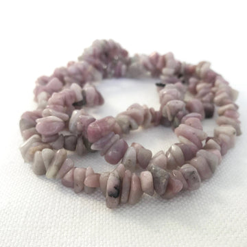 Lavender Jasper Chip Bead Strand (LAJ_002)