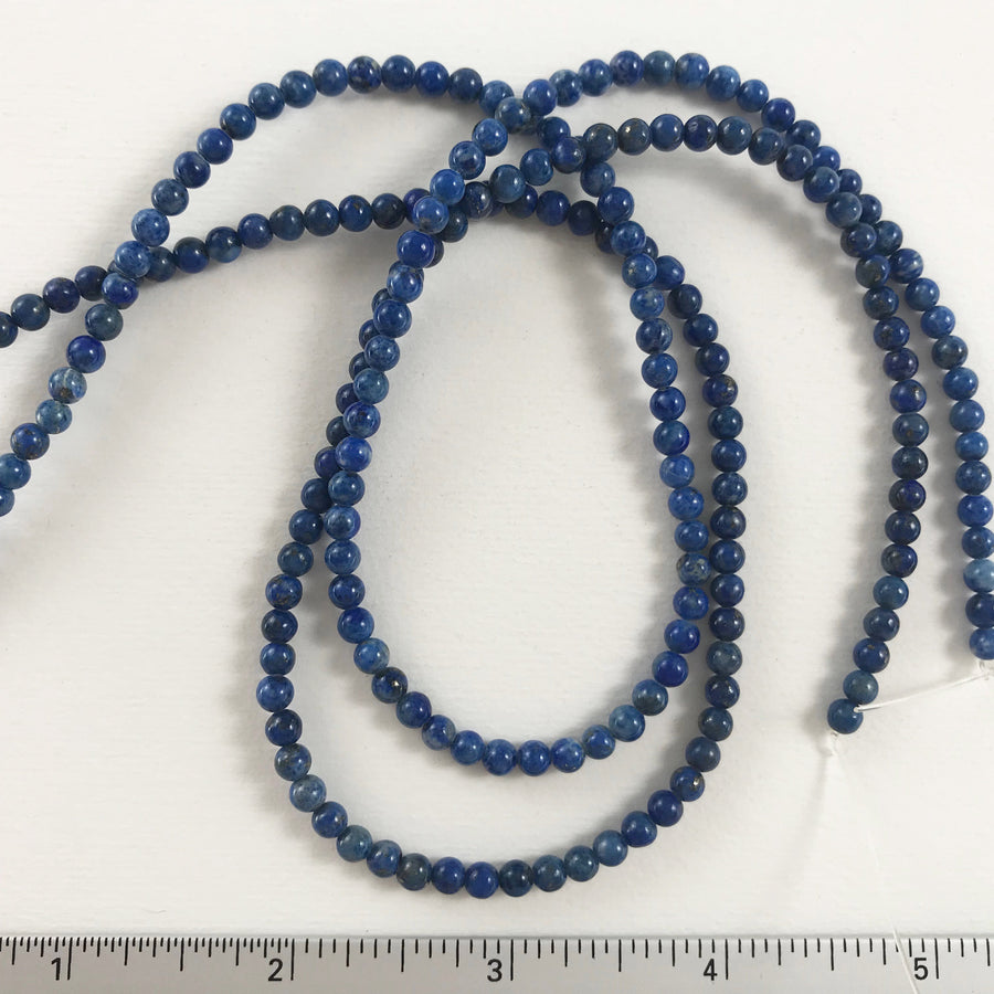 Lapis Round Bead Strand (LAP_004)