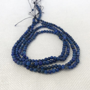 Lapis Round Bead Strand (LAP_005)