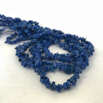 Lapis Chip Bead Strand (LAP_036)