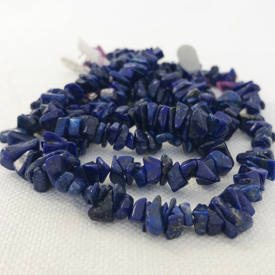 Lapis Chip Bead Strand (LAP_068)