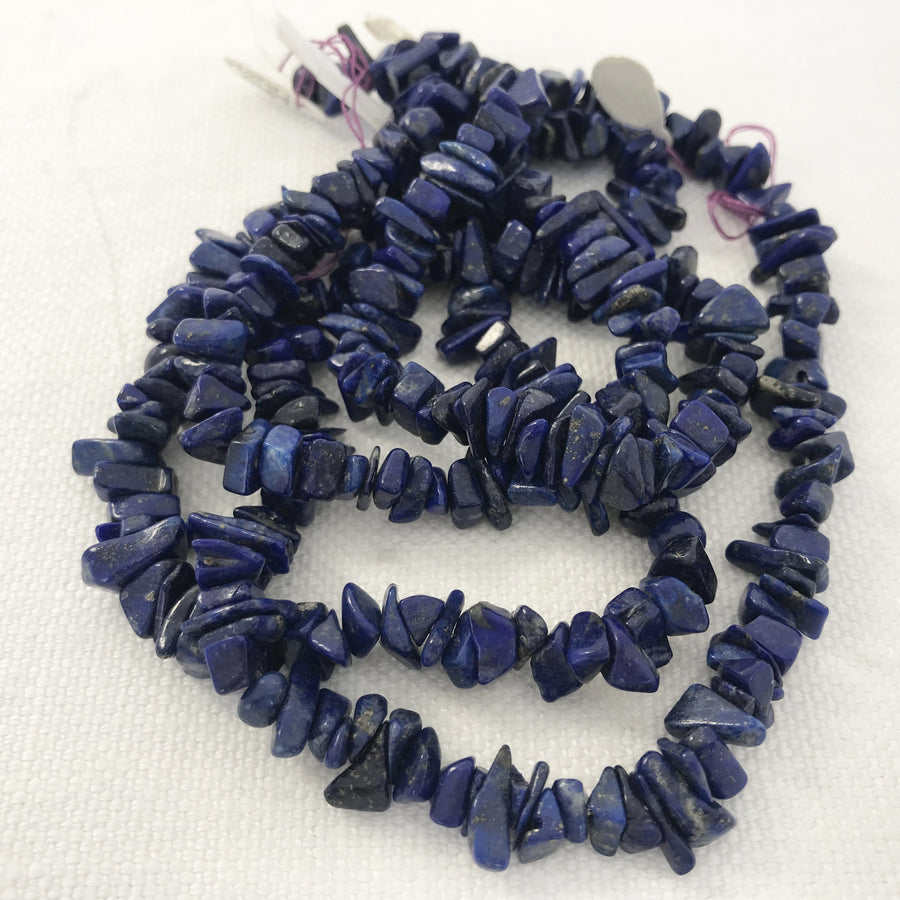 Lapis Chip Bead Strand (LAP_068)