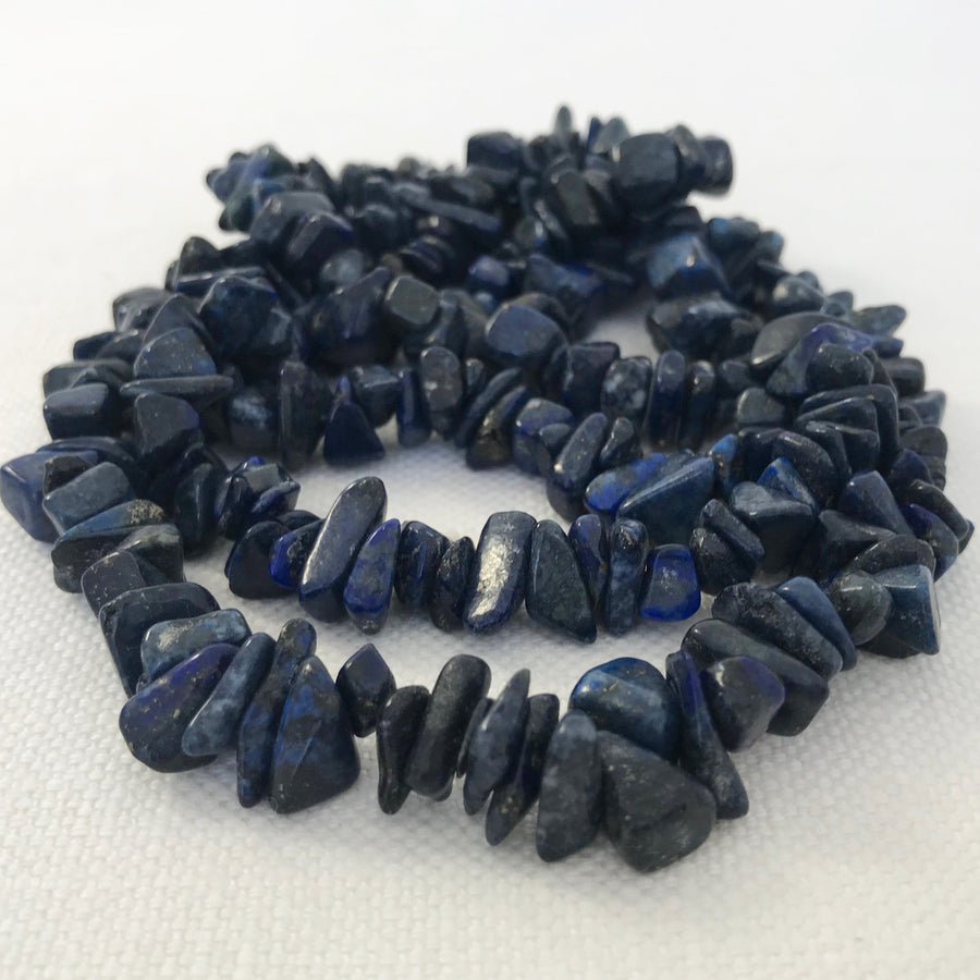 Lapis Chip Bead Strand (LAP_069)