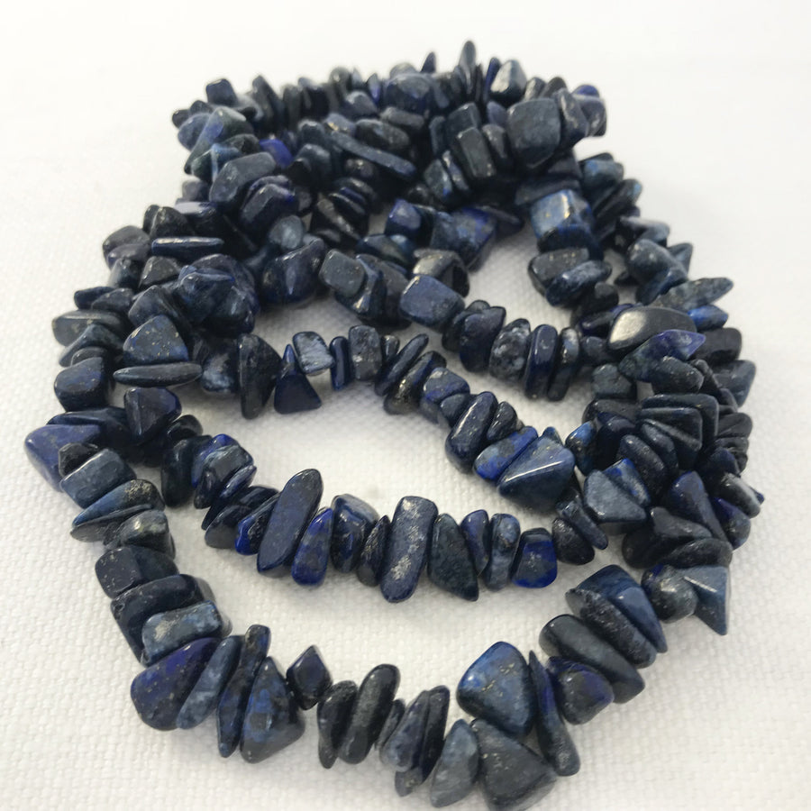 Lapis Chip Bead Strand (LAP_069)