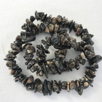 Leopard Jasper Chip Bead Strand (LEJ_007)