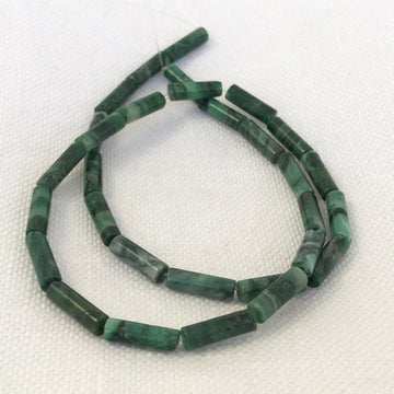 Malachite Tube Bead Strand (MAL_006)