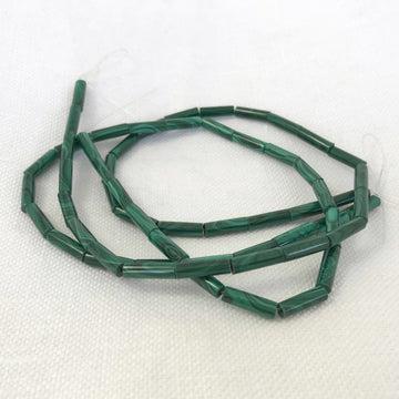 Malachite Tube Bead Strand (MAL_007)