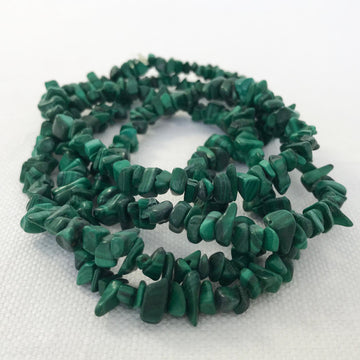 Malachite Chip Bead Strand (MAL-G037)