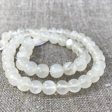 Moonstone Round Bead Strand (MOO_007)