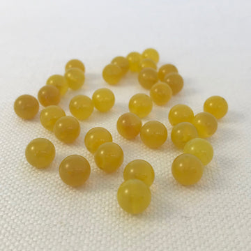 Yellow Onyx Round Bead (ONX_018)