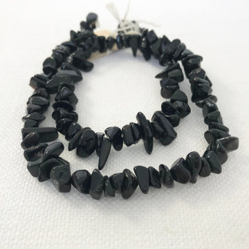 Black Onyx Chip Bead (ONX_024)