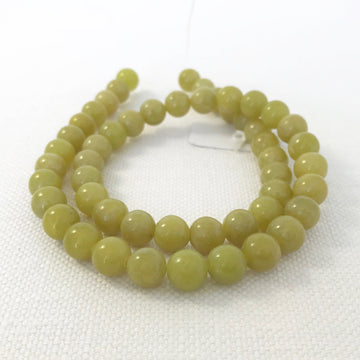 Peridot Round Bead Strand (PER_019)