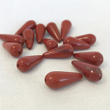 Poppy Jasper Tear Bead (POJ_014)