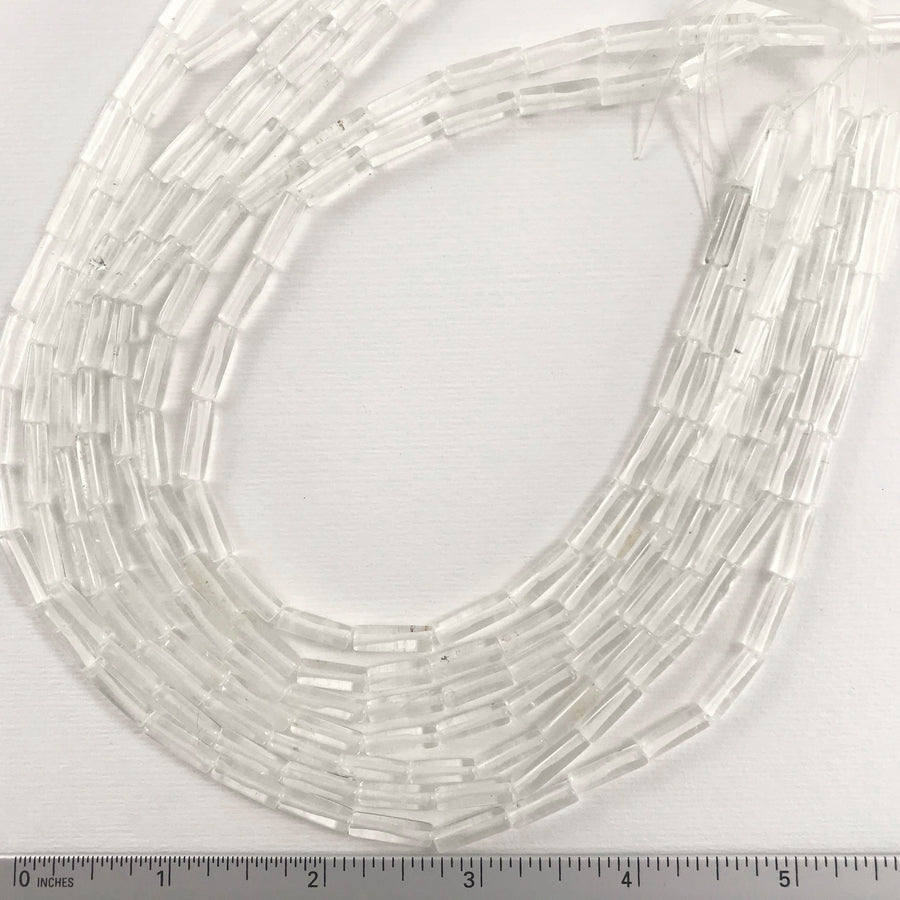 Quartz Tube Bead Strand (QUA_019)