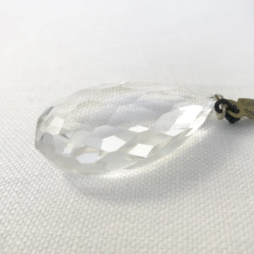 Quartz Faceted Tear Pendant (QUA_041)