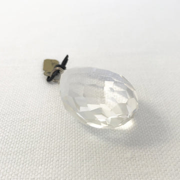 Quartz Faceted Tear Pendant (QUA_043)