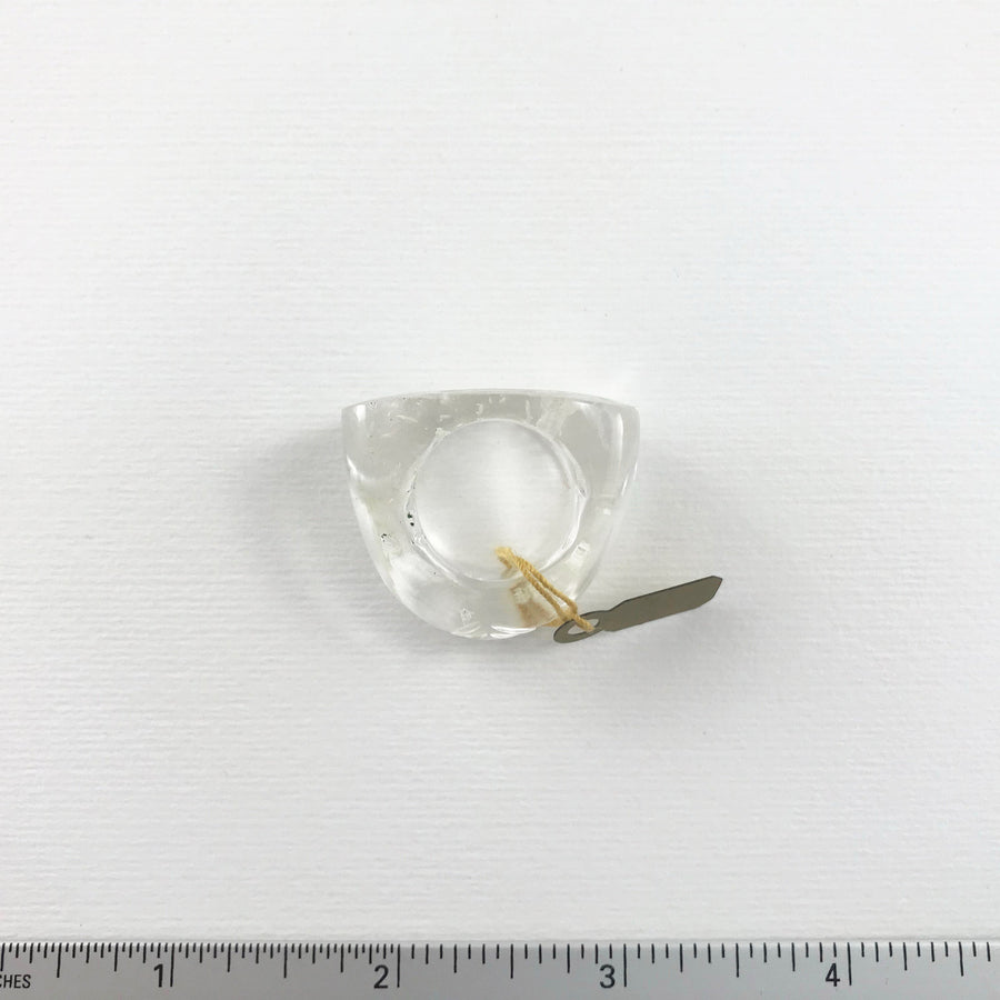 Quartz Carved Custom Ring Size 5 1/2 Ring (QUA_053j)