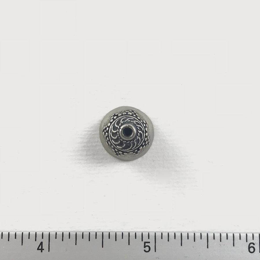 Silver Granulated Cone Bead (SLS_022)