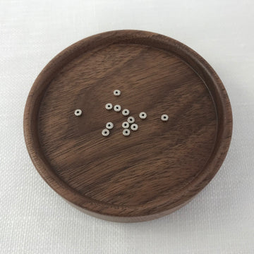 Fine Silver Plain Heishi Bead (STS_043)
