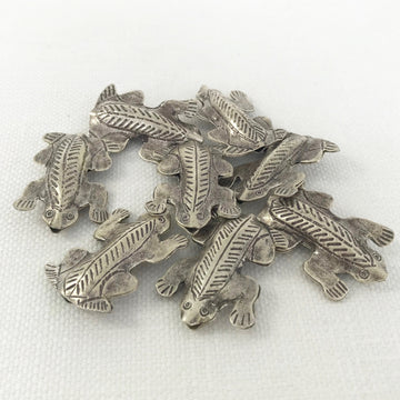 Thai Silver Stamped Unique Shapes Bead (THS_018)