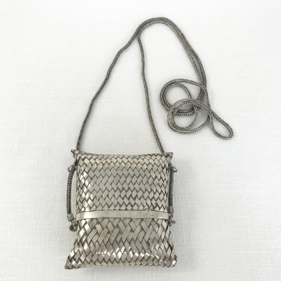 Thai Silver  Pouch Necklace (THS_026)