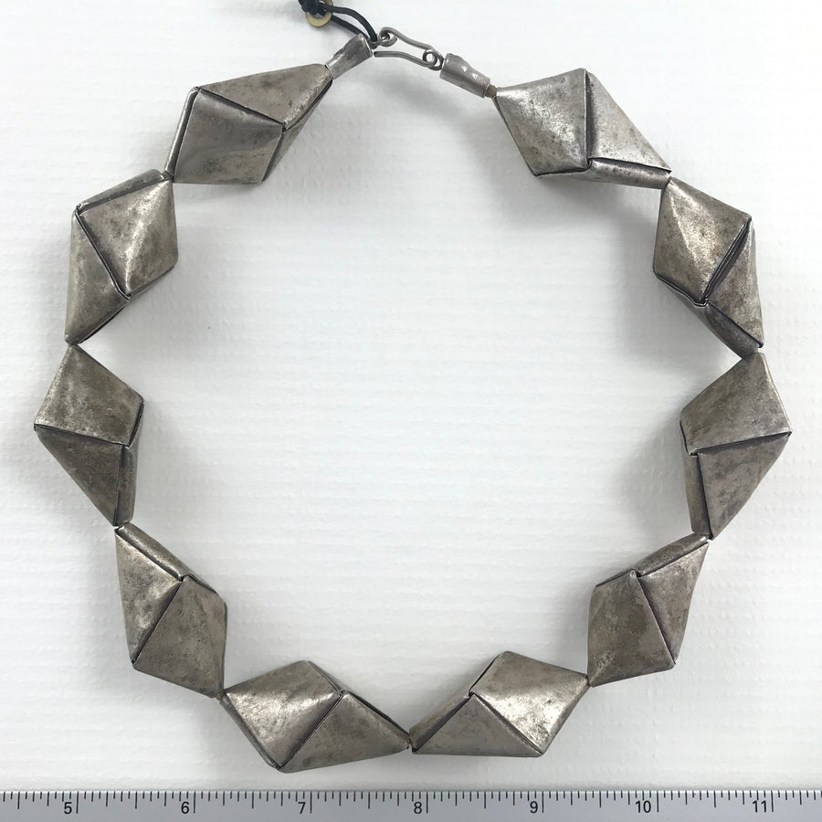 Silver  Diamond Necklace (THS_056j)
