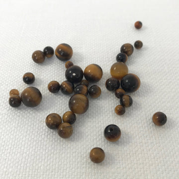 Tiger eye Round Bead (TIG-G008)