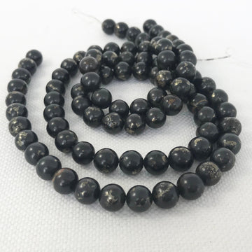 Tiger iron Round Bead Strand (TIG_012)