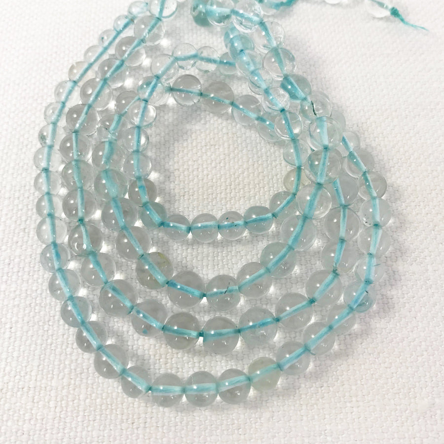 Topaz Round Bead Strand (TOP-G003)