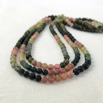 Tourmeline Round Bead Strand (TOU_002)