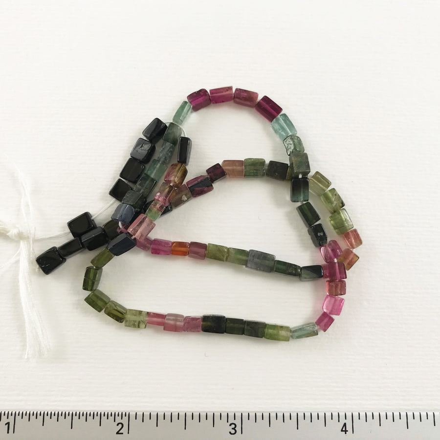 Tourmeline Tube Bead Strand (TOU_023)